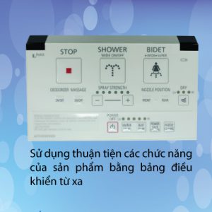 Nắp rửa điện tử SHOWER TOILET INAX CW-KA22AVN